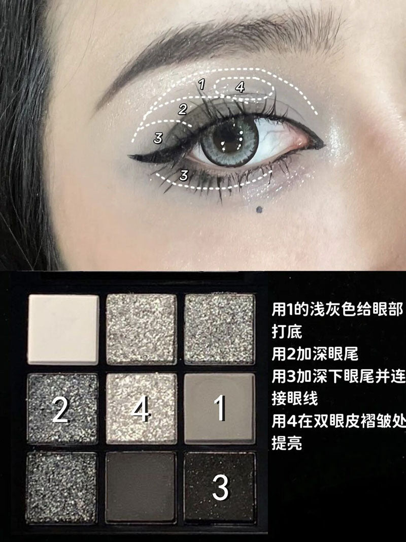 paleta de sombras de ojos